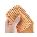 Eco-Friendly Bamboo Paddle Hair Brush for Fast Blow Drying